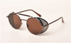 Retro Round UV400 Steampunk Sunglasses