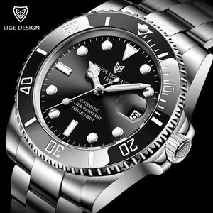 2023 New Watch Men Mechanical Wristwatch Luxury Automatic Watch Stainless Steel Watches For Men Clock Relogio Masculino